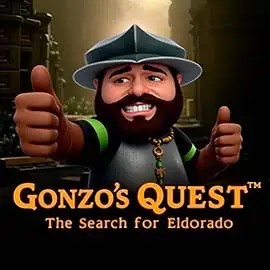 Gonzo's Quest slot icon by NetEnt, available at Lanista Casino
