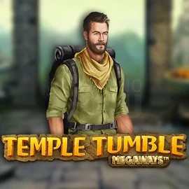 Temple Tumble Megaways slot logo by Relax Gaming at Lanista CasinoTemple Tumble Megaways